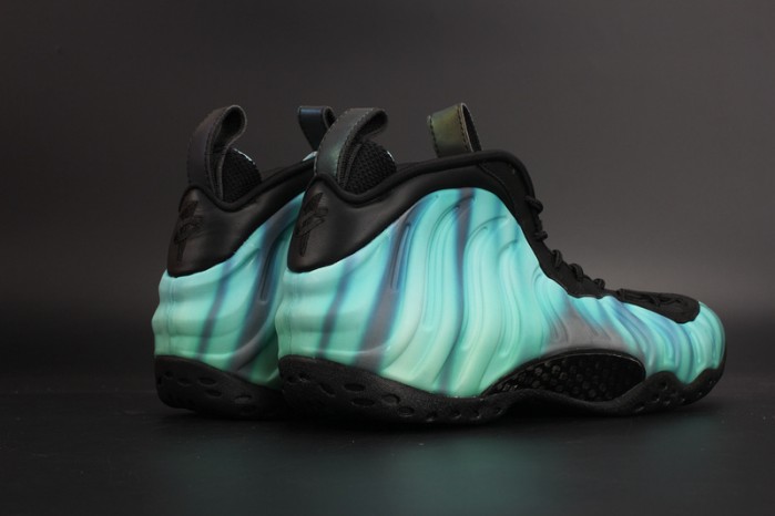 nike air foamposite one "N0*Hern lights" black/green mens 840559-001