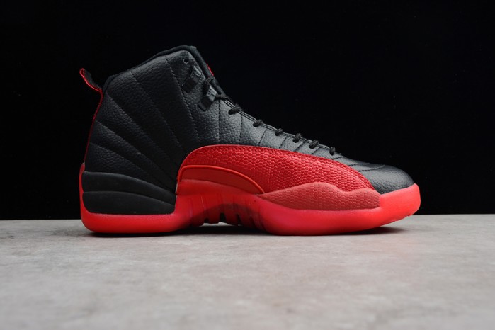 AIR JORDAN 12 "FLU GAME" Black/Varsity Red mens 130690-002
