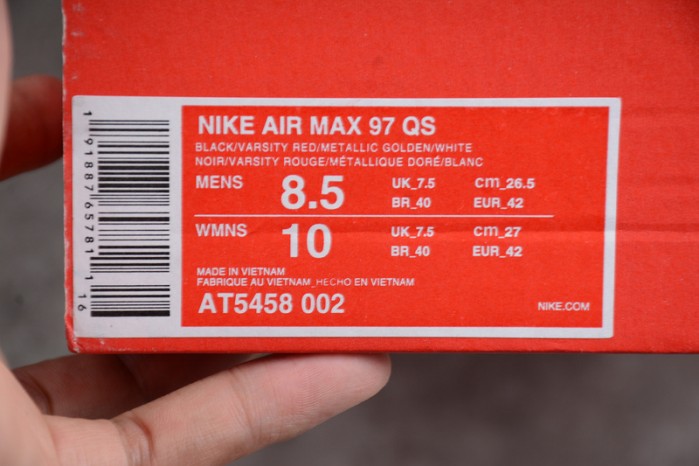 Nike Air Max 97 ´Black/Metallic Gold´ AT5458-002