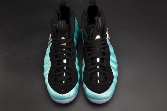 Nike Air Foamposite Pro "Island Green" Metallic Platinum mens 624041-303