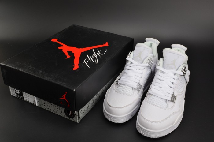 Air Jordan 4 Retro "Pure Money"  white mens 308497-100