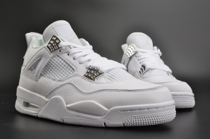 Air Jordan 4 Retro "Pure Money"  white mens 308497-100