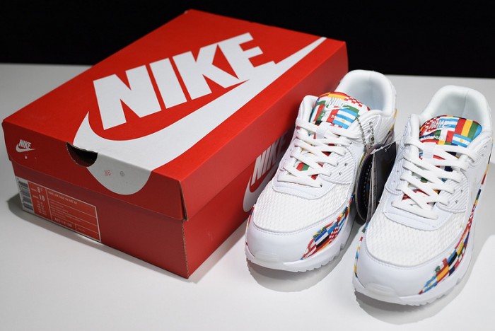 NIKE AIR MAX 90 NIC QS "INTERNATIONAL FLAG PACK" A05119-100