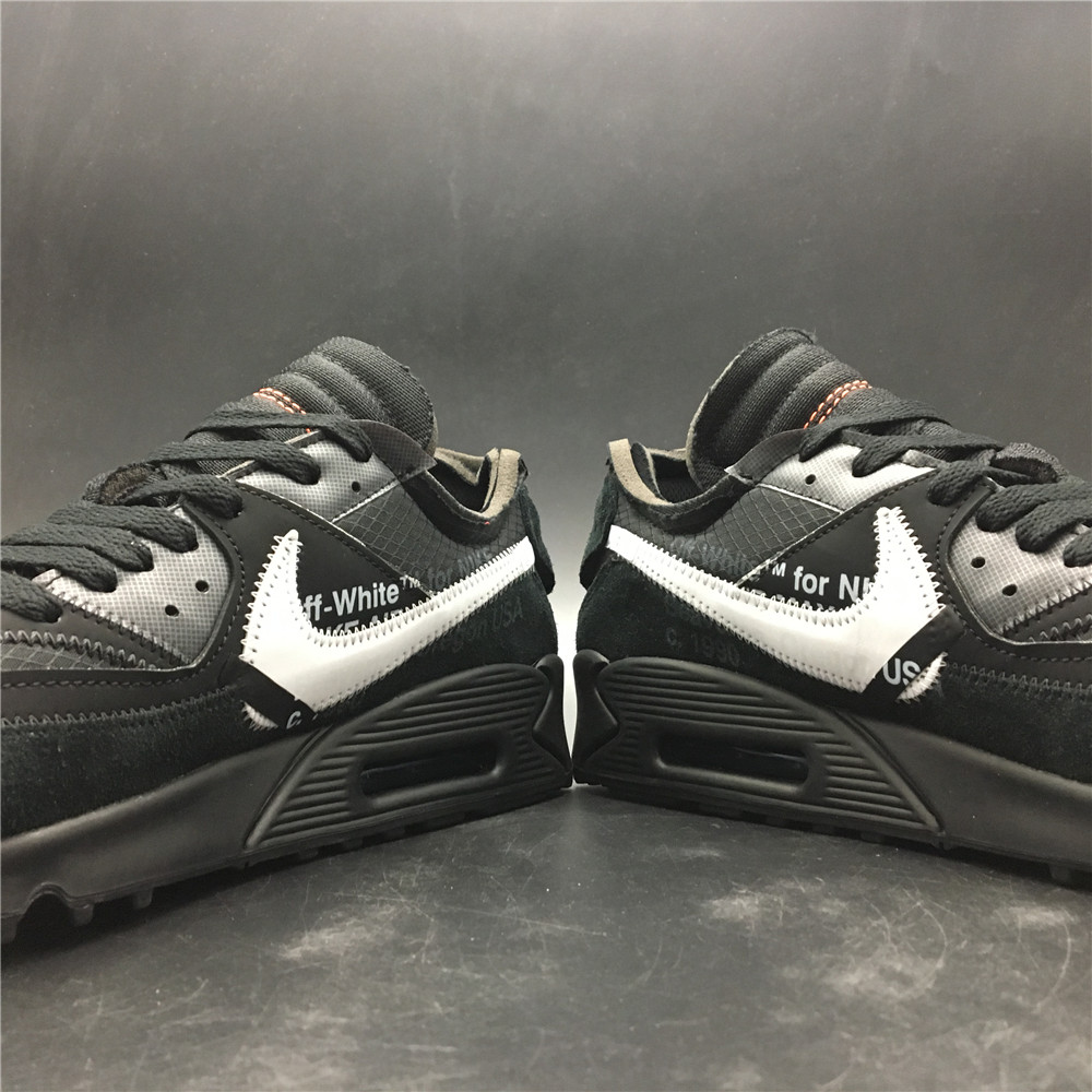 Off-White Nike Air Max 90 Black Cone White AA7293-001