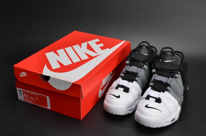 Nike Air More Uptempo "Tri-Color" black-Grey-White mens 921948-002
