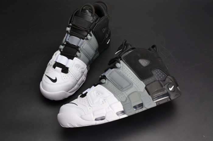 Nike Air More Uptempo "Tri-Color" black-Grey-White mens 921948-002