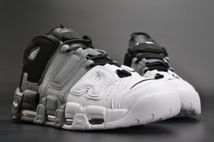 Nike Air More Uptempo "Tri-Color" black-Grey-White mens 921948-002
