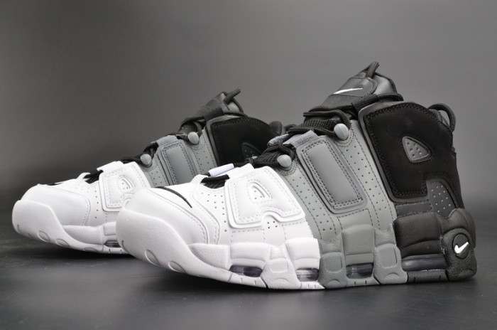 Nike Air More Uptempo "Tri-Color" black-Grey-White mens 921948-002