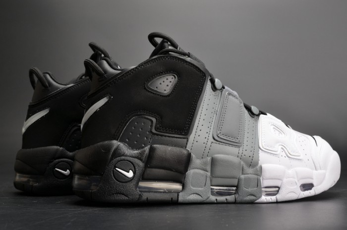Nike Air More Uptempo "Tri-Color" black-Grey-White mens 921948-002