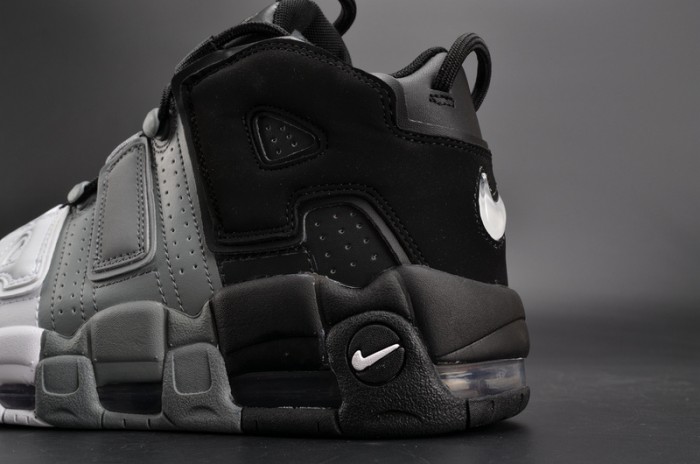 Nike Air More Uptempo "Tri-Color" black-Grey-White mens 921948-002
