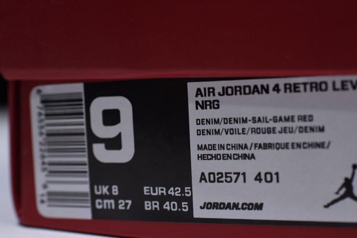 Levi´s x Nike Air Jordan 4 Denim AO2571-401