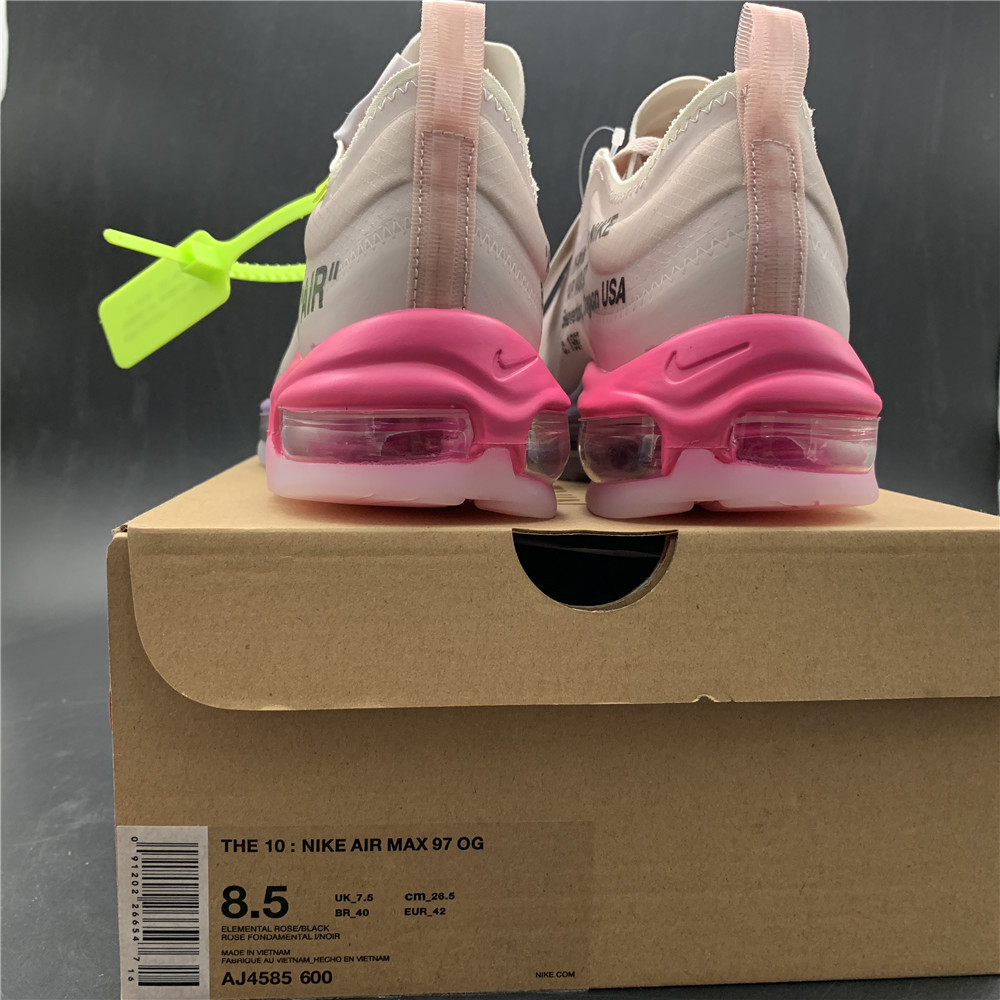Off-White Nike Air Max 97 Rose AJ4585-600