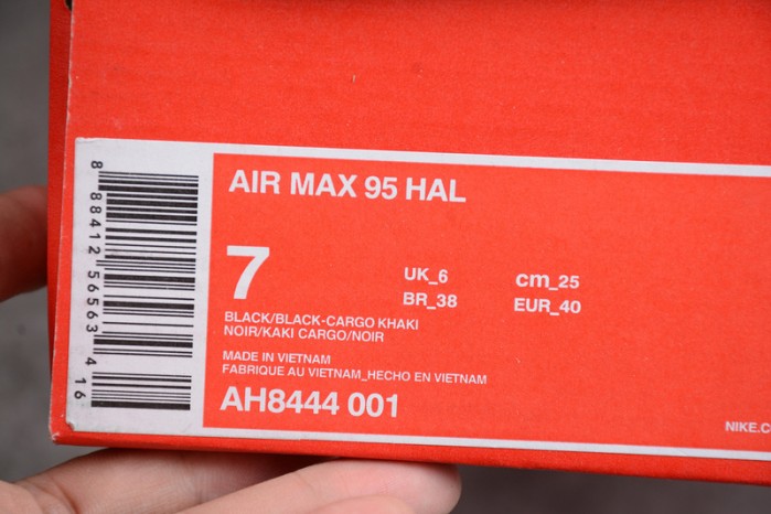 Nike Air Max 95 HAL Black Khaki | AH8444-001