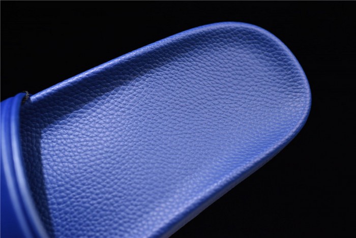 BLG Logo leather slip-on sandals blue 500578 WAM00 4045