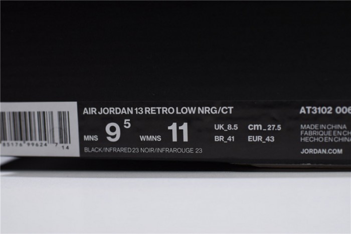 Air Jordan 13 Retro Low Nrg/ct "clot" - AT3102-006