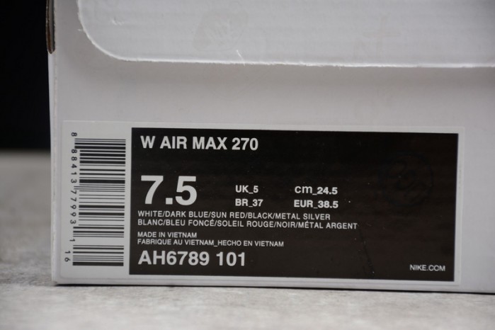 Nike womens Air MAX 270 "ULTRAMARINE" AH6789-101