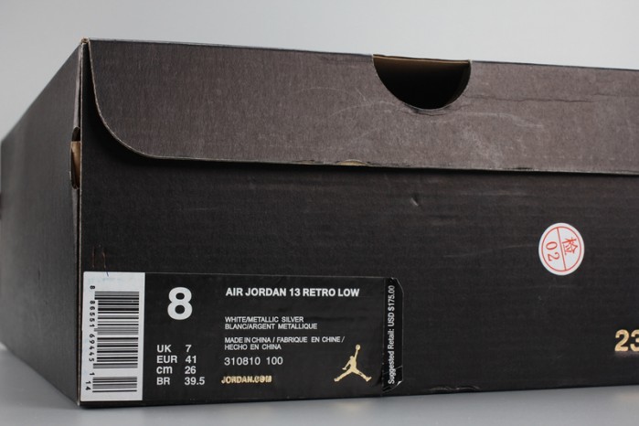 Air Jordan 13 Low"Pure Money" white mens 310810-100