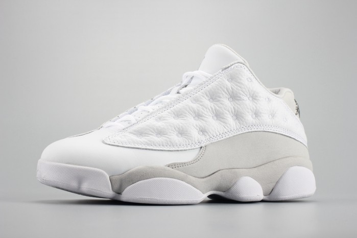 Air Jordan 13 Low"Pure Money" white mens 310810-100