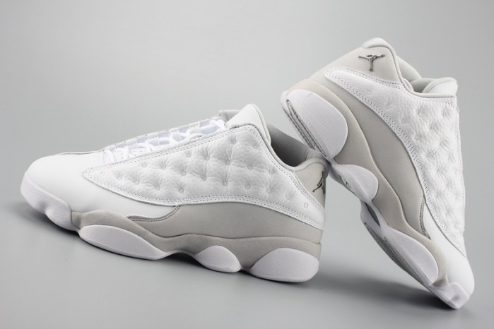 Air Jordan 13 Low"Pure Money" white mens 310810-100
