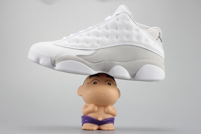 Air Jordan 13 Low"Pure Money" white mens 310810-100