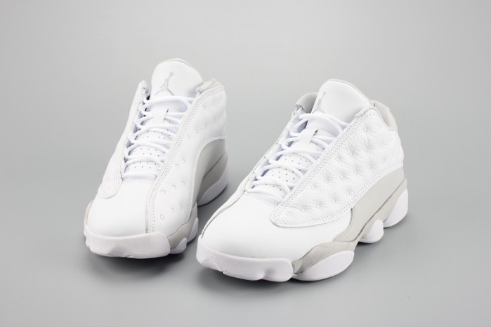 Air Jordan 13 Low"Pure Money" white mens 310810-100