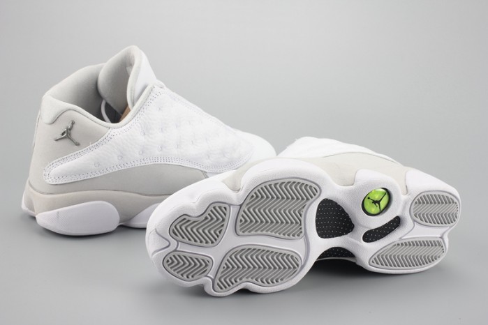 Air Jordan 13 Low"Pure Money" white mens 310810-100