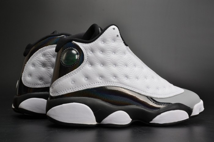 Air Jordan 13 Retro "Barons Hologram" white/grey mens 414571-115