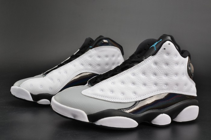 Air Jordan 13 Retro "Barons Hologram" white/grey mens 414571-115