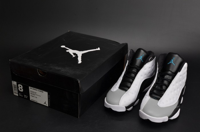 Air Jordan 13 Retro "Barons Hologram" white/grey mens 414571-115