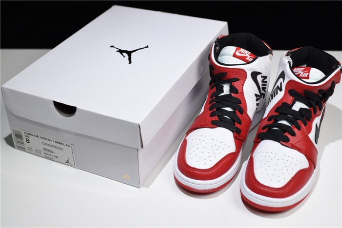 The Air Jordan 1 Rebel "Chicago" red AT4151-100
