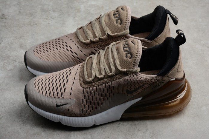 NIKE mens Air Max 270 "Sepia Stone" Black/ Summit White AH8050-200