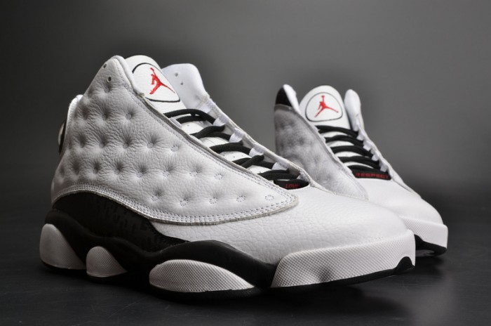 AIR JORDAN 13 RETRO SNGL DAY "LOVE AND RESPECT" black/ white mens 888164-112