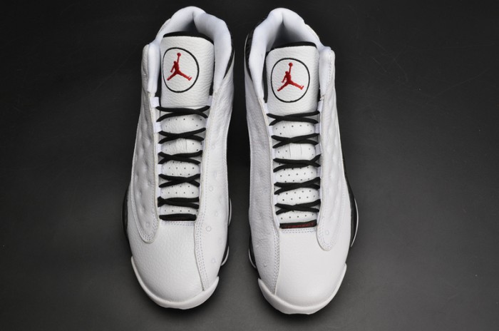 AIR JORDAN 13 RETRO SNGL DAY "LOVE AND RESPECT" black/ white mens 888164-112