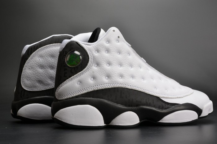 AIR JORDAN 13 RETRO SNGL DAY "LOVE AND RESPECT" black/ white mens 888164-112