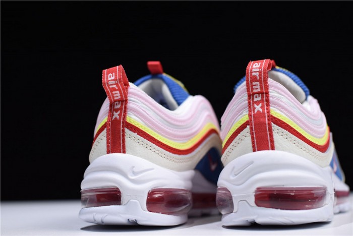 Nike Air Max 97 SE "Corduroy" Sail/Volt Glow/Arctic Pink womens AQ4137-101