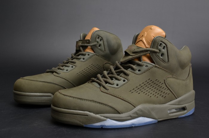 AIR JORDAN 5 RETRO PREM "TAKE FLIGHT" sequoia mens 881432-305