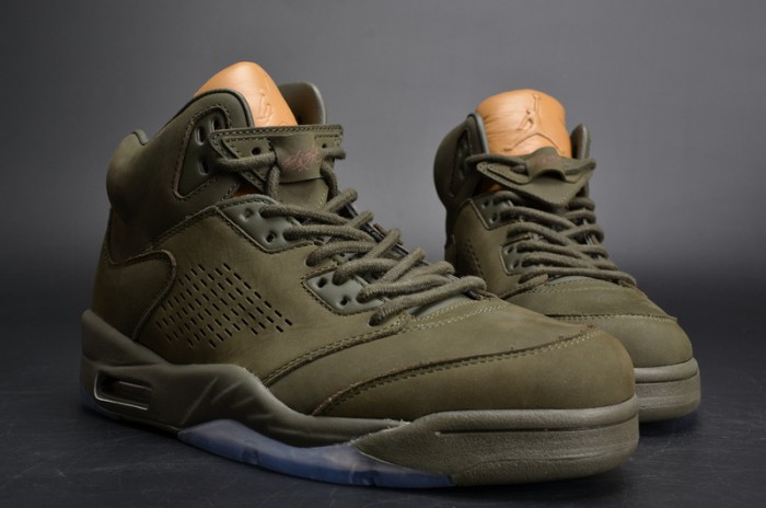 AIR JORDAN 5 RETRO PREM "TAKE FLIGHT" sequoia mens 881432-305