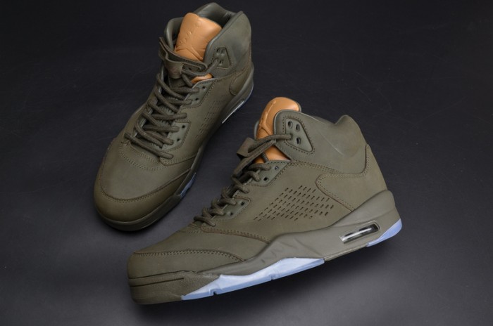 AIR JORDAN 5 RETRO PREM "TAKE FLIGHT" sequoia mens 881432-305