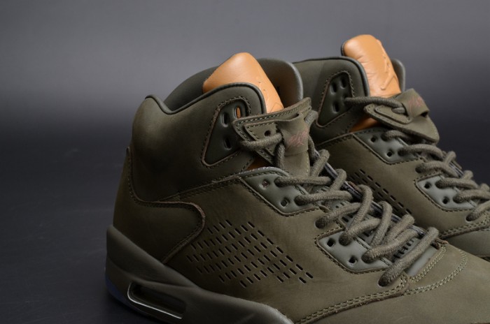 AIR JORDAN 5 RETRO PREM "TAKE FLIGHT" sequoia mens 881432-305