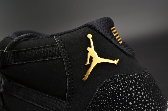 AIR JORDAN 11 RETRO PREM HC (GS) "HEIRESS" BLACK/ gold-white 852625-030