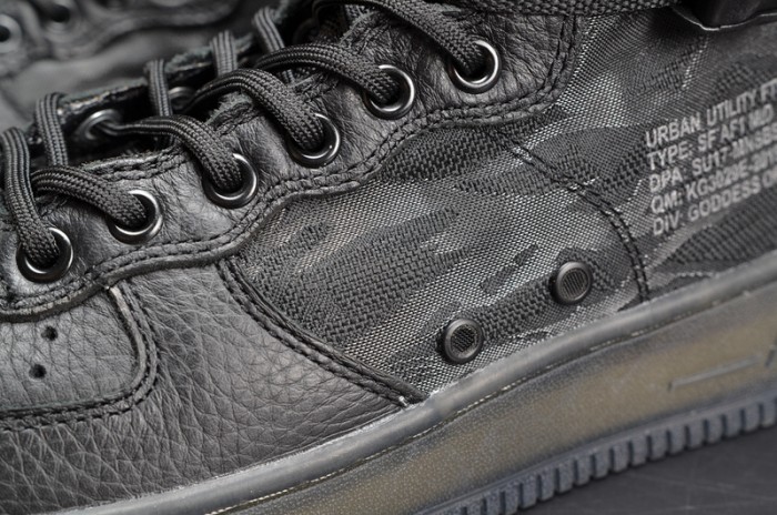 Nike Air Force 1 Mid "Tiger Camo" black mens AA7345-001