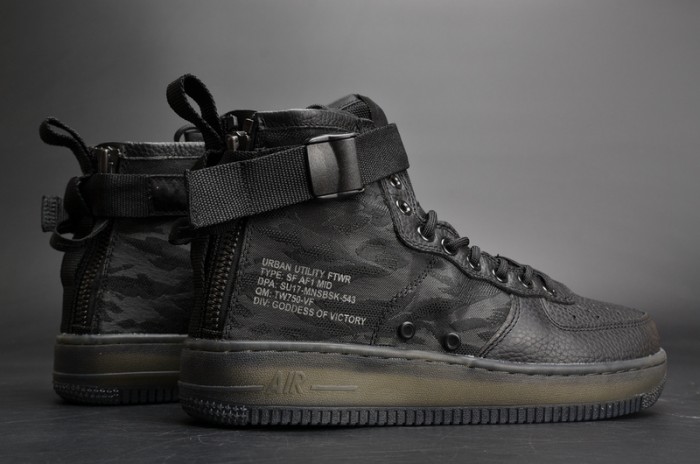 Nike Air Force 1 Mid "Tiger Camo" black mens AA7345-001
