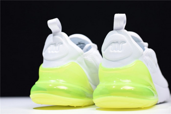 NIKE mens AIR MAX 270 "WHITE VOLT" AH8050-104
