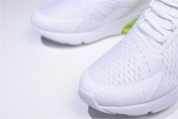 NIKE mens AIR MAX 270 "WHITE VOLT" AH8050-104