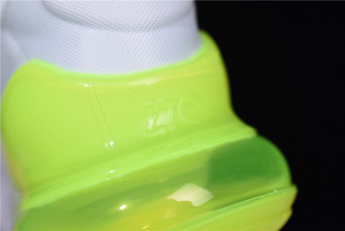 NIKE mens AIR MAX 270 "WHITE VOLT" AH8050-104