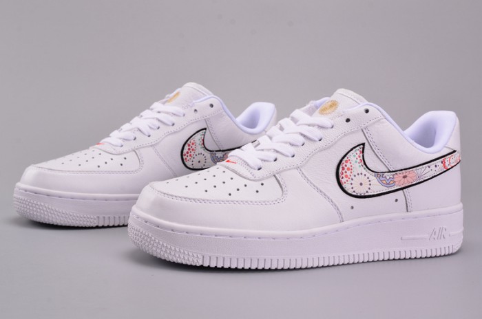 Nike Air Force 1 ´07 LNY QS Casual Shoes Lunar New Year White AO9381-100