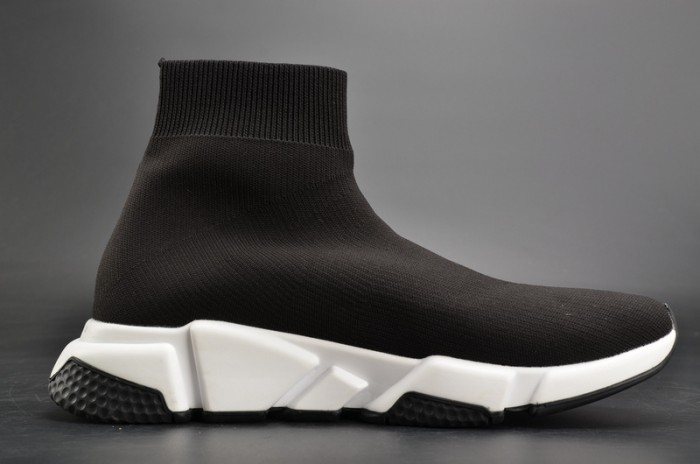 BLG Stretch Mesh High Top Sneaker Black White 454485 W05G0