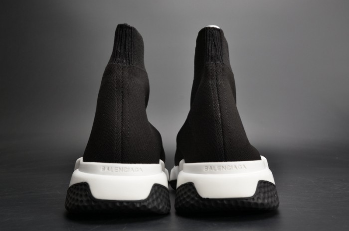 BLG Stretch Mesh High Top Sneaker Black White 454485 W05G0