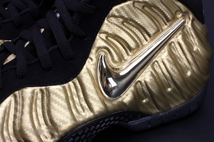 Air Foamposite Pro "Metallic Gold" Black mens 624041-701