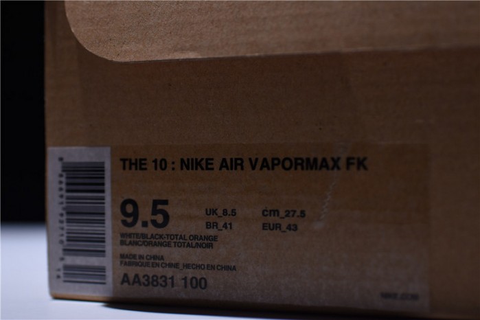 Off-White Nike Air VaporMax 2018 White AA3831-100